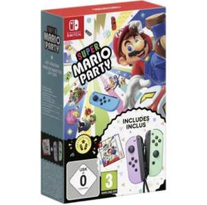 Super Mario Party (Code) + Paire de manettes Joy-Con Violet Pastel & Vert Pastel