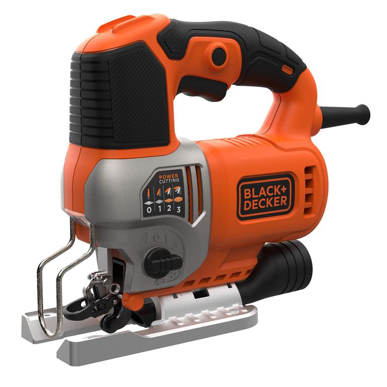 Scie Sauteuse filaire Black+Decker BES610K-QS - 650W, Livrée en Boite de Rangement — promo Maison
