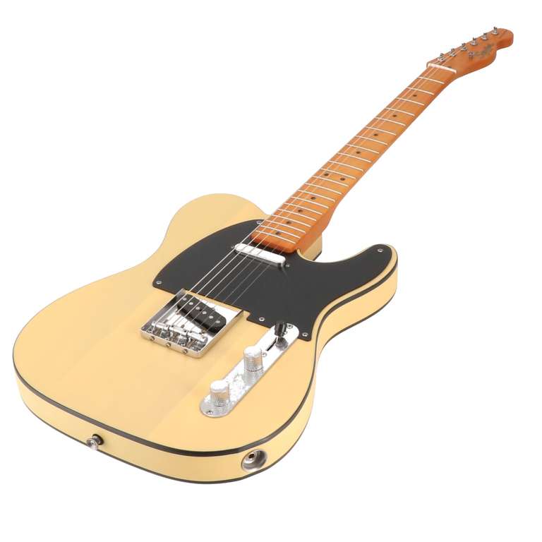 Guitare électrique Squier Telecaster 40th Anniversary Vintage Edition - Satin Vintage Blonde ou Dakota Red