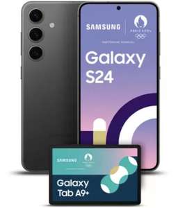 Samsung Galaxy S24 128Go (Via 100€ de bonus reprise) + Samsung Galaxy Tab A9+ WIFI 128Go Anthracite Offerte (Via ODR)
