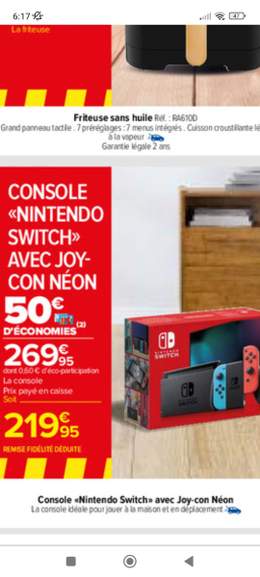 Promo Nintendo switch sélection de jeux pour nintendo switch chez Carrefour