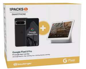 Smartphone 6,7" Google Pixel 8 Pro - 128Go + Nest Hub Max