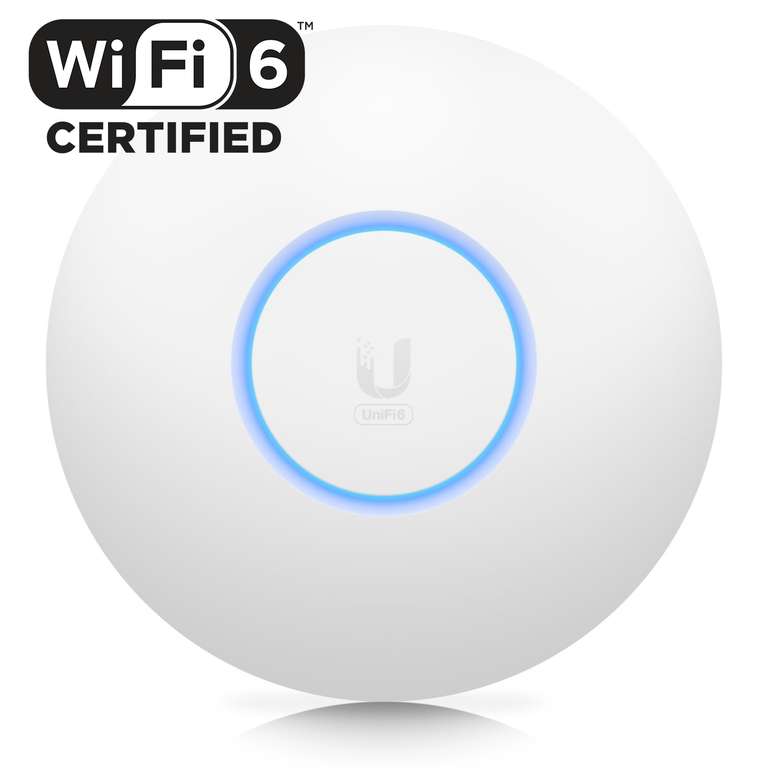 Borne Wi-Fi 6 Ubiquiti Unifi U6-Pro - double bande 4x4 MIMO, IP54
