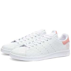 Chaussures Adidas Stan Smith W - Blanc et Rose, Tailles 40 2/3 à 42