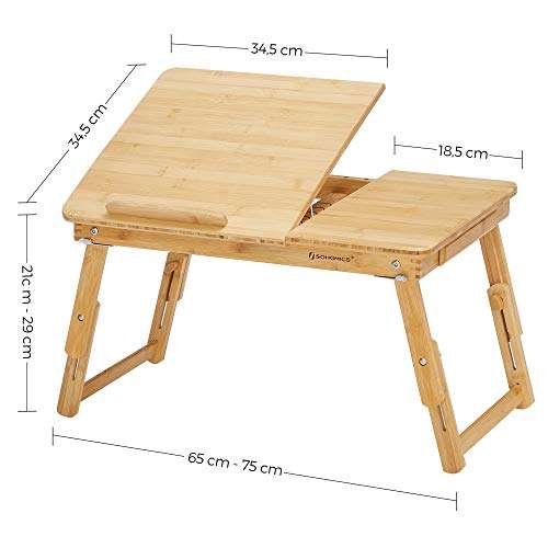 Table de Lit en bambou Songmics (Vendeur Tiers)