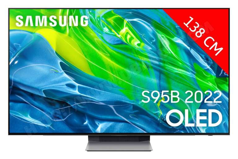 TV QD-OLED 55" Samsung QE55S95B (2022) - 4K UHD, 120 Hz, HDR10+, Dolby Atmos, Smart TV (via ODR de 300€)