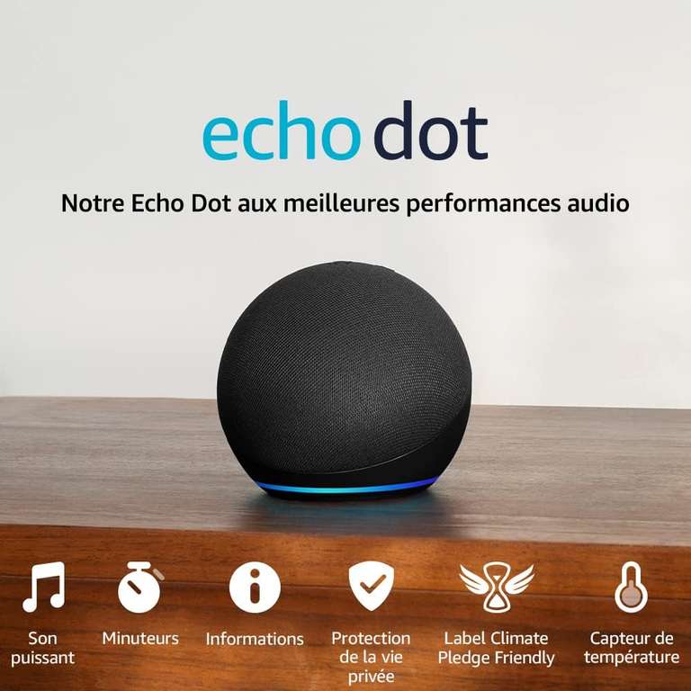 Black Friday  : prix fou sur l'enceinte connectée Echo Dot 5
