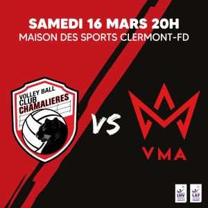 Billet pour le match de volley-ball féminin VBCC Chamalières/Mulhouse - Clermont-Ferrand (63)