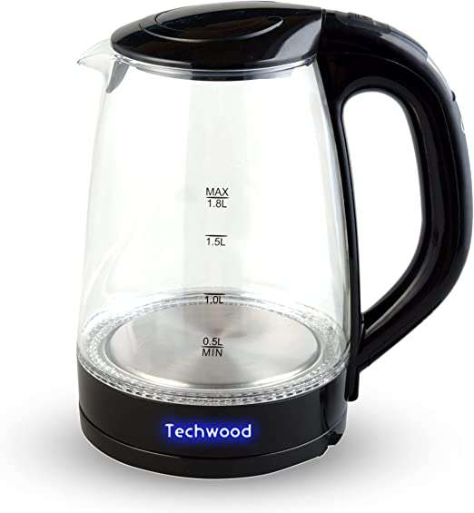 Bouilloire en verre Techwood -1.7 litres