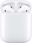 Ecouteurs sans fil Apple AirPods 2 avec Boitier de charge filaire (via 30€ sur la carte) - Via retrait magasin