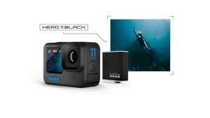 Caméra sportive GoPro HERO11 Black + carte SD + batterie supplémentaire