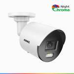 Caméra de surveillance extérieure PoE ANNKE NightChroma NC400 - 2.5K, 4MP, Vision nocturne polychrome, Super ouverture f/1.0, 0.001 Lux