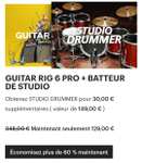Bundle Guitare Rig Pro 6 + Studio Drummer (Dématérialisés)