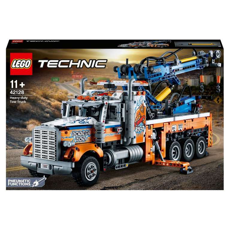 LEGO Technic 42128 Le Camion de Remorquage Lourd (via 32.49€ sur Carte fidélité)