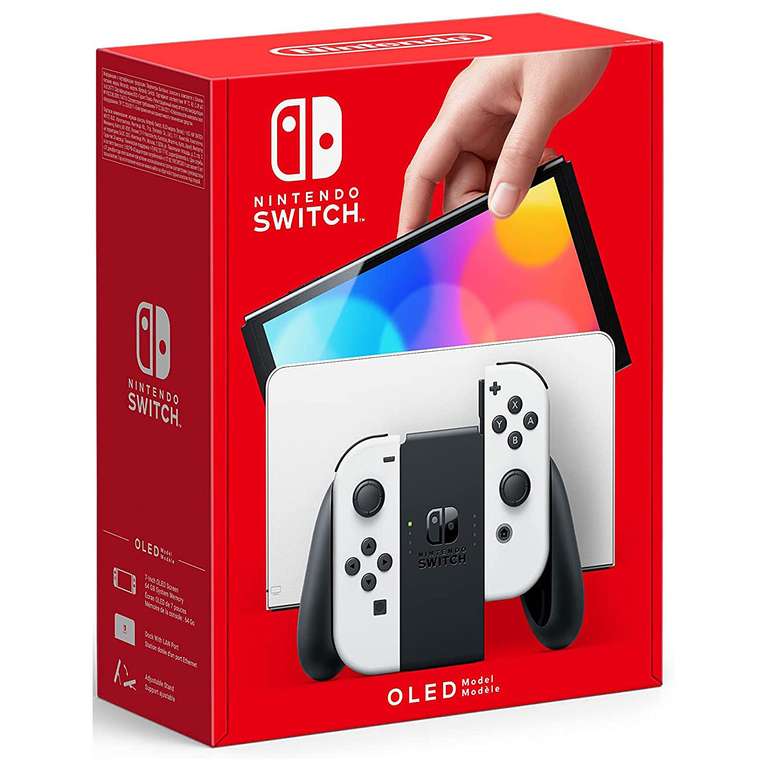 Console Nintendo Switch OLED avec paire de Joy-Con (via 31.10€ sur la carte)