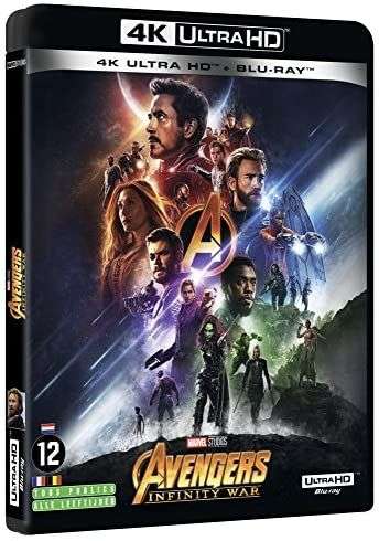 Blu-Ray Avengers Infinity War bluray 4K