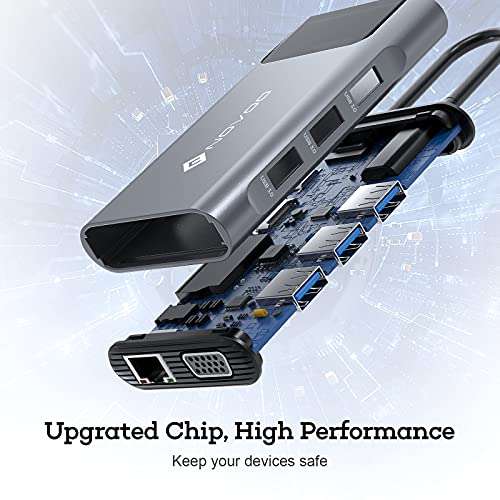 Hub USB C 9 en 1 Novoo (vendeur tiers)
