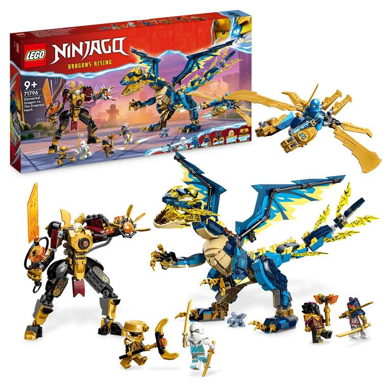 LEGO 71796 Ninjago : Le Dragon Élémentaire Contre Le Robot de l’Impératrice (Via coupon)