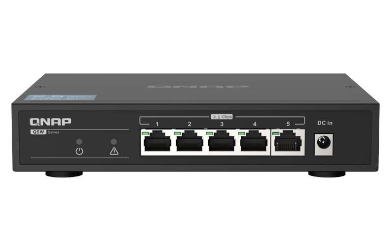 Switch Ethernet Gigabit QNAP QSW-1105-5T - 5 Ports 2.5GbE
