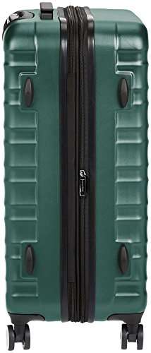 Valise rigide à roulettes pivotantes Amazon Basics - 78 cm, Vert