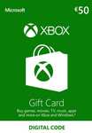 Carte cadeau Xbox de 50€ (Dématérialisé)