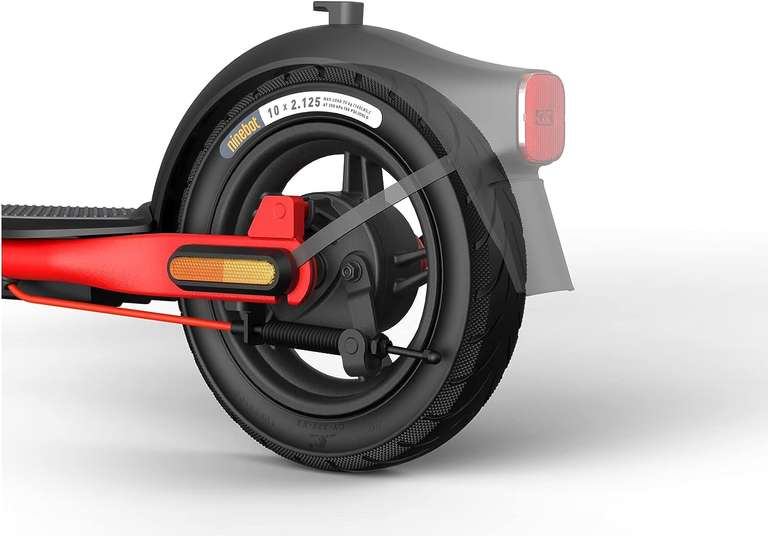 Trottinette électrique pliable Segway Ninebot KickScooter D18E - Pneus 10", 250W, 25 km/h, Autonomie 18 km, Batterie 36V 5.0Ah (Entrepôt EU)