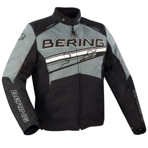 Blouson Bering Bario Noir/Gris/Blanc - Taille S au 3XL (moto-privee.com)