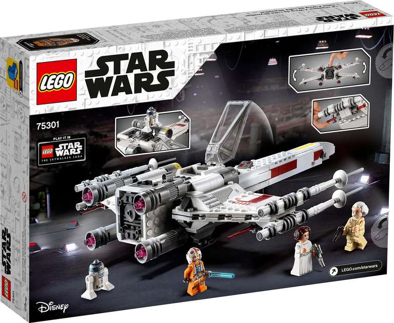 Jeu de construction Lego Star Wars 75301 - Le X-Wing Fighter de Luke Skywalker