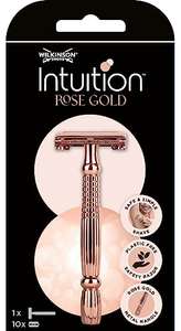 Rasoir Wilkinson Sword - Intuition Rose Gold pour femme - 10 lames