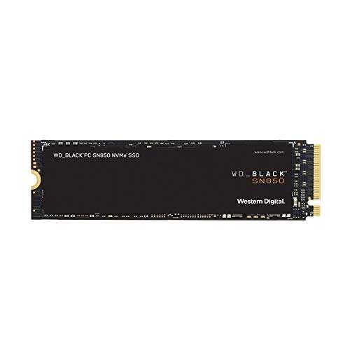 SSD NVMe M.2 WD_Black SN850 (WDS100T1X0E) - 1 To, PCIe Gén4, 7 000 Mo/s (Vendeur tiers)