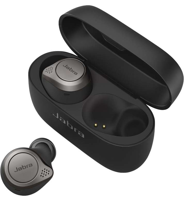Écouteurs sans-fil Jabra Elite 75T Titanium - Noir + 4 mois Spotify offerts