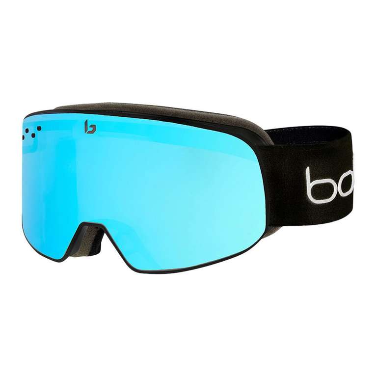Masque Ski Avec Écran Semi-Polarisé Bolle Nevada Small - Black Corp Matte/light Vermillon Blue