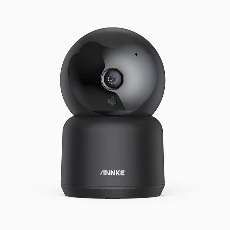 Caméra d'intérieur WiFi ANNKE Crater - 1080p, 355°, Audio bidirectionnel, Détection des mouvements, Vision nocturne, Compatible avec Alexa