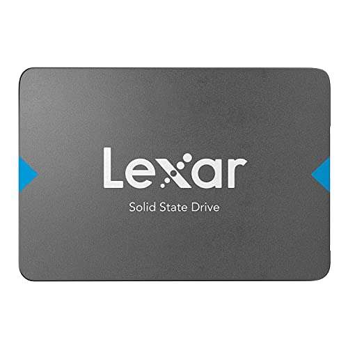 SSD Interne 2.5" Lexar NQ100 - SATA III (6 Gb/s), 480 Go SSD, Jusqu'à 550 Mo/s (Vendeur tiers)