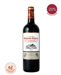 Bouteille de vin rouge Château Magnan Figeac 2016