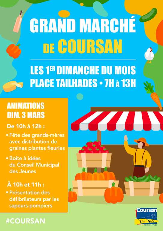 Distribution de graines de plantes fleuries & Animations gratuites sur le Grand marché de Coursan (11)