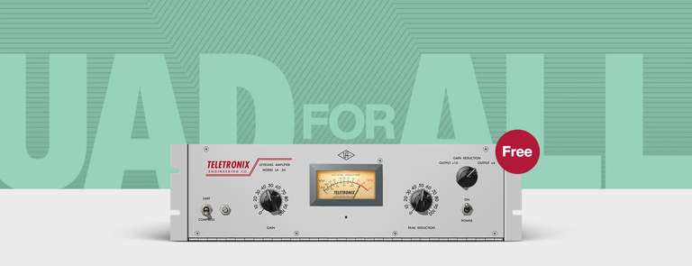 Plugin Audio UAD LA-2A gratuit (Dématérialisé) - Uaudio.com