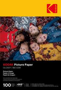 Papier photo Kodak - Lot de 200 - Premium brillant - 10x15 cm