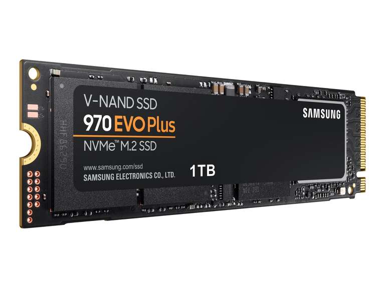 SSD Interne NVMe M.2 Samsung 970 Evo Plus MZ-V7S1T0BW - 1 To (Boulanger - Via retrait dans une sélection de magasin)