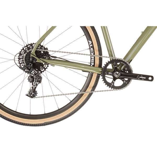 Vélo de Gravel Serious Gravix Pro Disc Sram Apex 40 Dents Olive 2022 - Taille XL