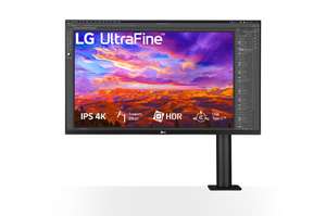 Ecran PC 4K 32" LG ERGO UltraFine 32UN88AP-W - IPS, 3840x2160, 5ms 60Hz, HDR 10, DCI-P3 95%
