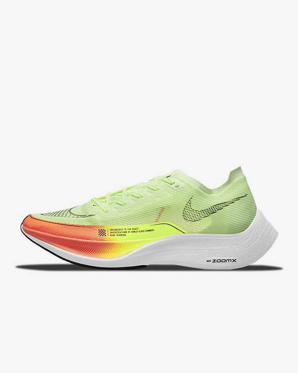 Chaussures Homme Nike Vaporfly next% 2 - Vert Fluo/orange (Diverses tailles disponibles)