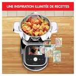 Robot cuiseur Moulinex i-Companion Touch Pro XL HF93D810 - 1550W, 4.5L, WiFi (+450€ d'accessoires offerts et 239.94€ en carte cadeau)