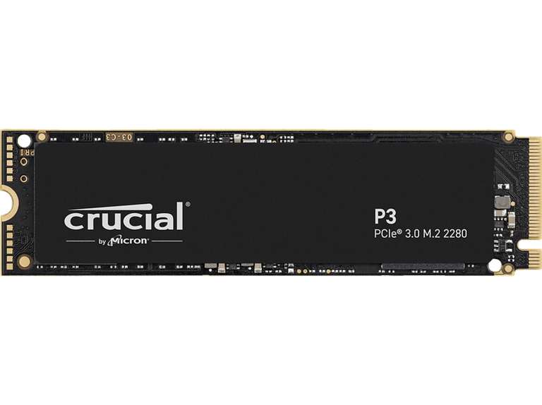 SSD interne M.2. NVMe Crucial P3 - 2 To (Frontaliers Allemagne)