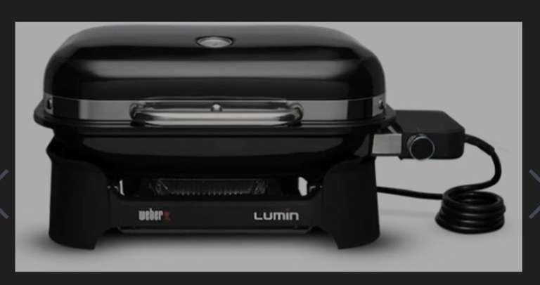 Barbecue électrique Weber Lumin compact - noir