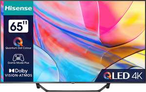 TV 65" Hisense 65A7KQ (2023) - QLED, 4K UHD, 50 Hz, HDR10+, Dolby Vision, VRR & ALLM, Smart TV (+ 27.45€ en RP - Boulanger)