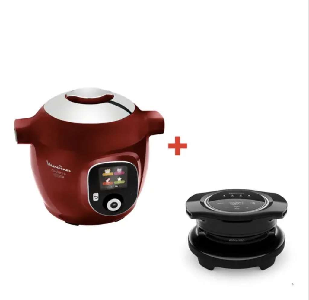Robot cuiseur Moulinex i-Companion Touch XL HF935110 - 1550W, Bol inox  4.5L, Ecran tactile, Accessoires (Via 126€ sur la carte) –