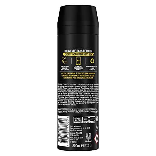 Lot de 6 Déodorant Spray AXE pour Homme - 6x200m