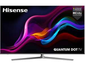 TV 65" Hisense 65U8GQ - 4K UHD, HDR10+, 100 Hz, QLED, Smart TV, Dolby Vision IQ / IMAX Enhanced, Dolby Atmos 2.1.2 60W (via ODR de 200€)