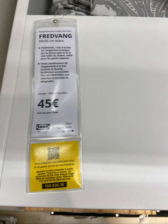 Rangement sous lit/table de chevet Fredvang - Ikea la Valentine (13)